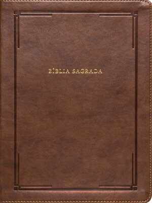 cover image of Bíblia Slim NVI, Letra Grande, Couro-soft marrom, Luxo, Barroca